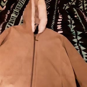 St John women's suede coat